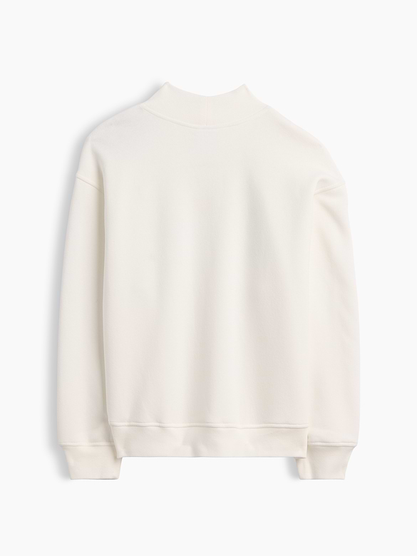 Kids Oversized Mockneck Gap Logo Sweatshirt