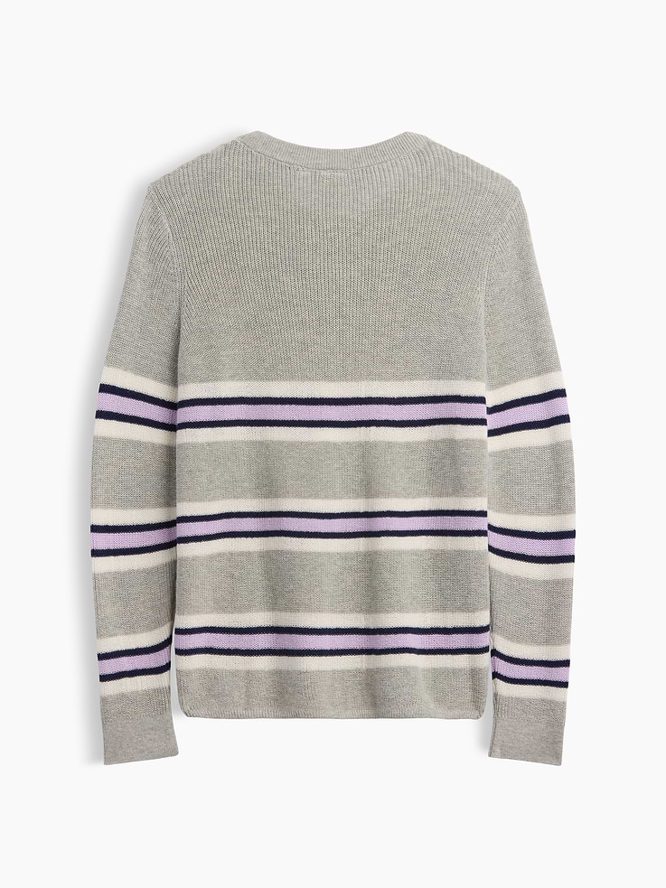 Image number 3 showing, Kids Relaxed Stripe Crewneck Sweater