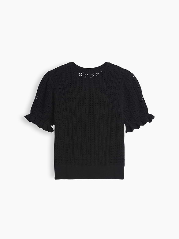 Kids Relaxed Puff Sleeve Sweater