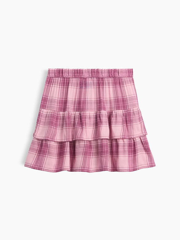 Kids Pull-On Tiered Skirt