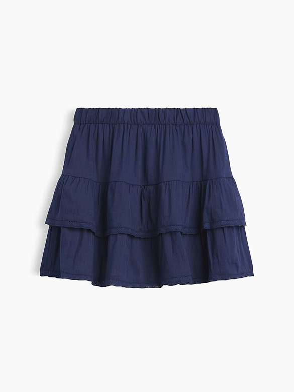 Kids Pull-On Tiered Skirt