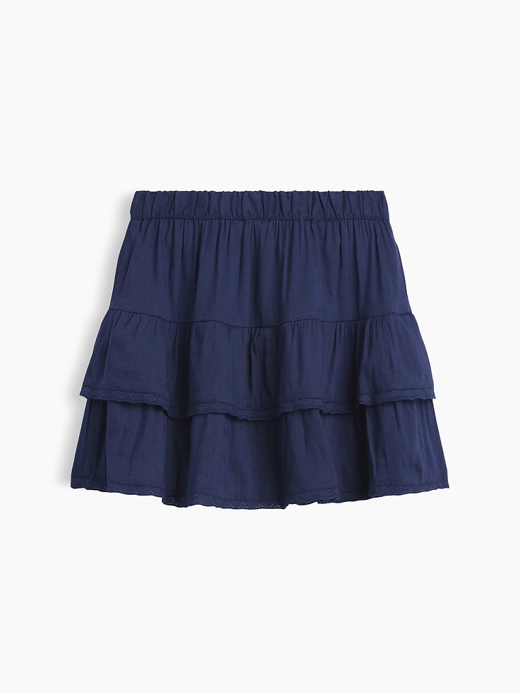 Image number 3 showing, Kids Pull-On Tiered Skirt