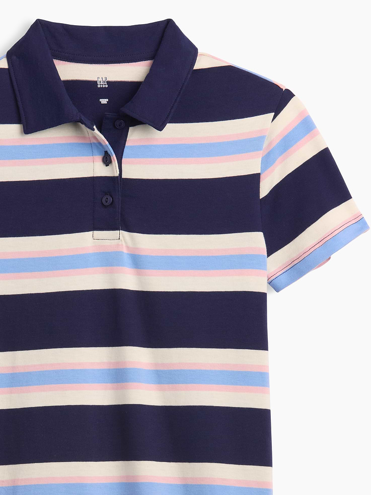 Image number 2 showing, Kids Stripe Rugby Polo Dress