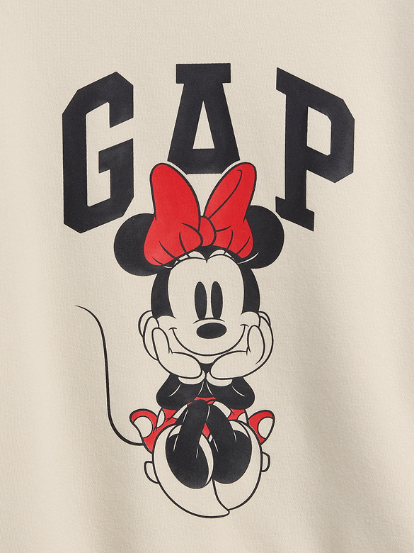 GapKids × Disney Minnie Mouse Relaxed Wedge Crewneck Sweatshirt