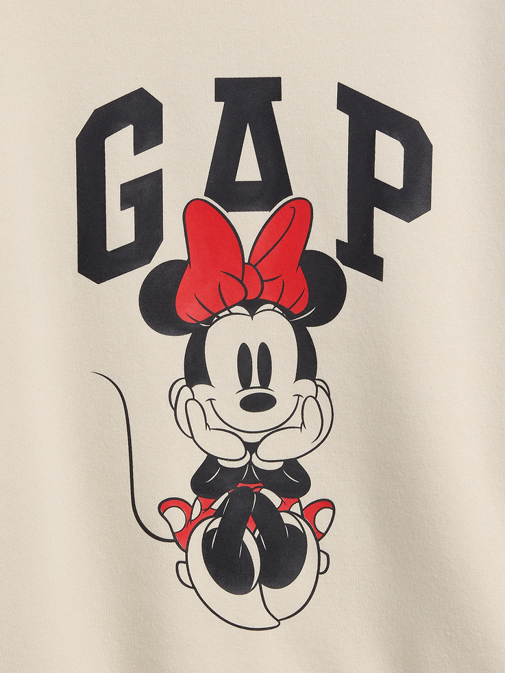 Image number 2 showing, GapKids × Disney Minnie Mouse Relaxed Wedge Crewneck Sweatshirt
