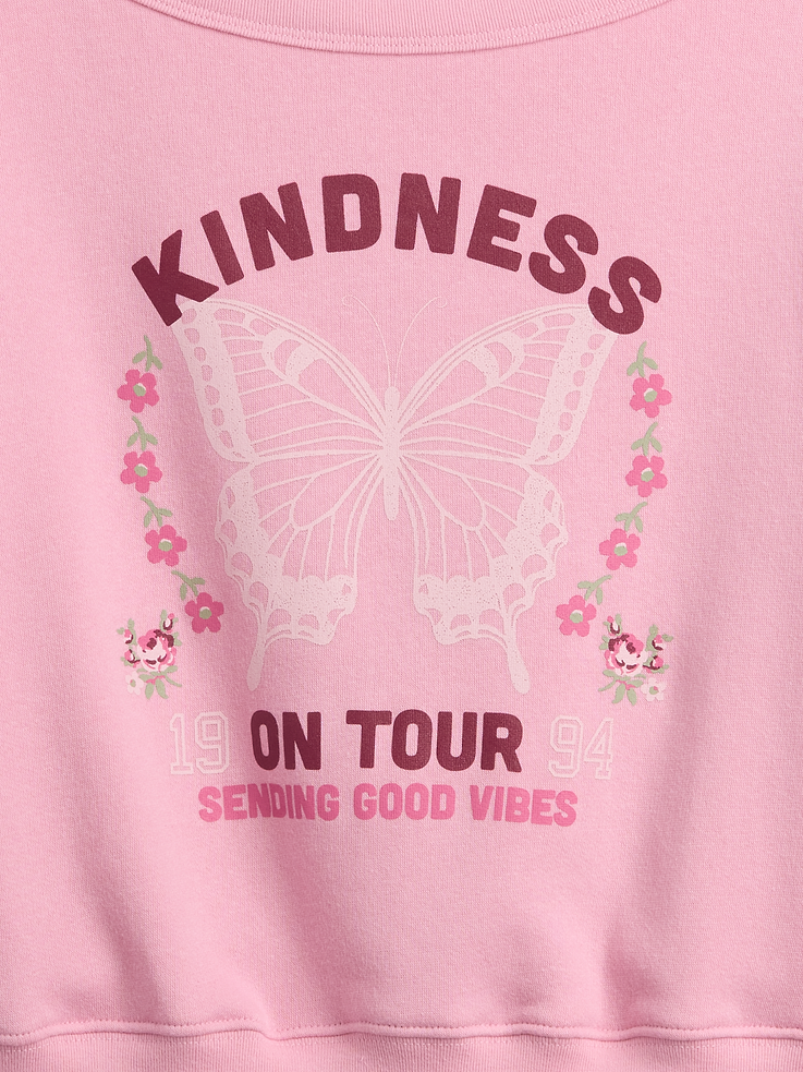 Image number 2 showing, Kids Relaxed Crewneck Graphic Sweatshirt