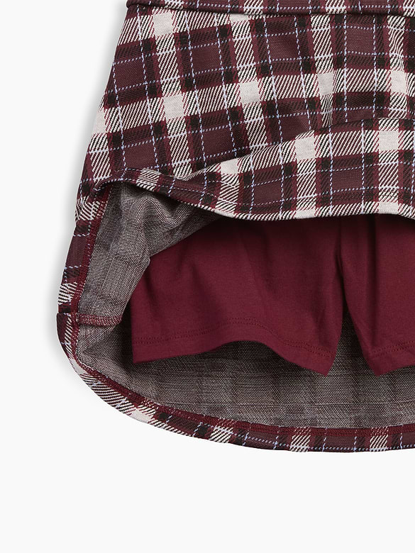 Kids Pull-On Pleated Skort