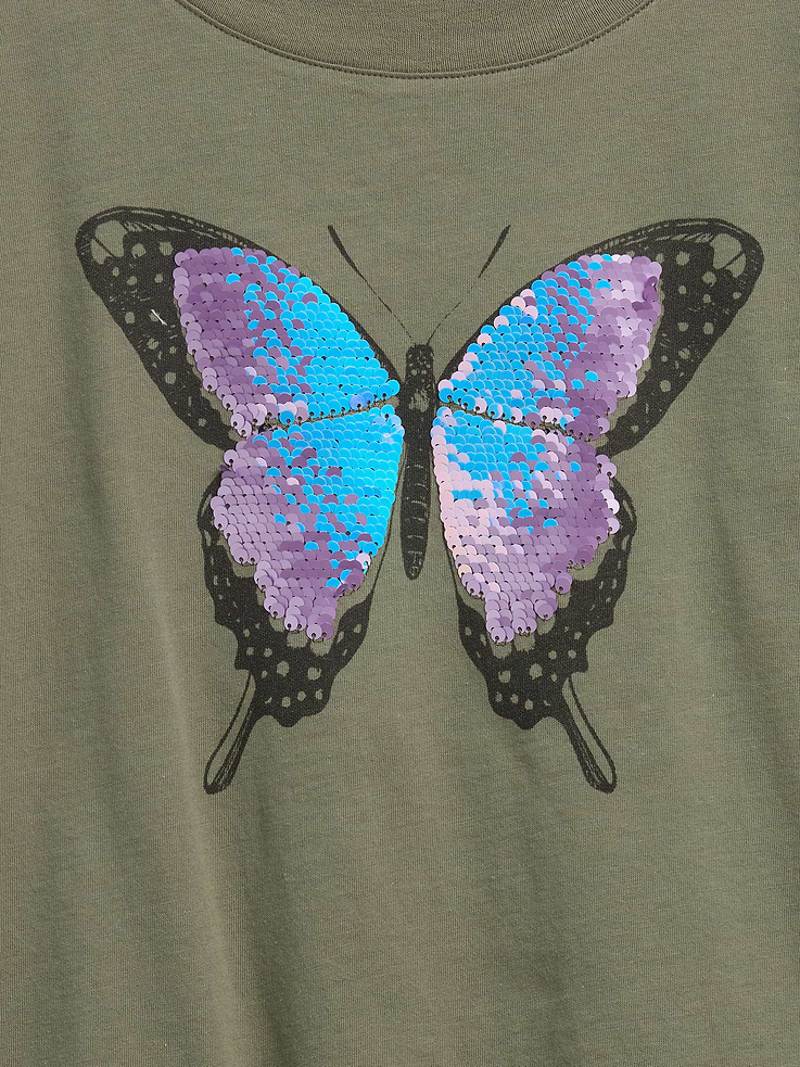 Image number 2 showing, Kids Oversized Graphic T-Shirt