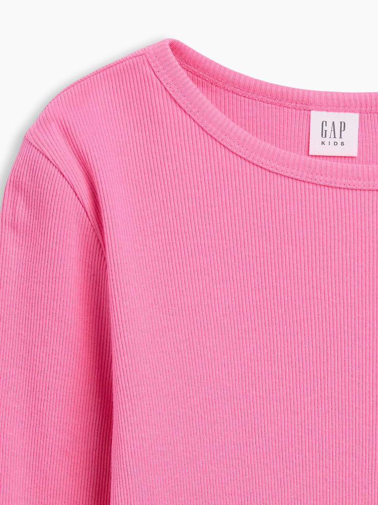 Image 2 of 3, Kids Ribbed T-Shirt