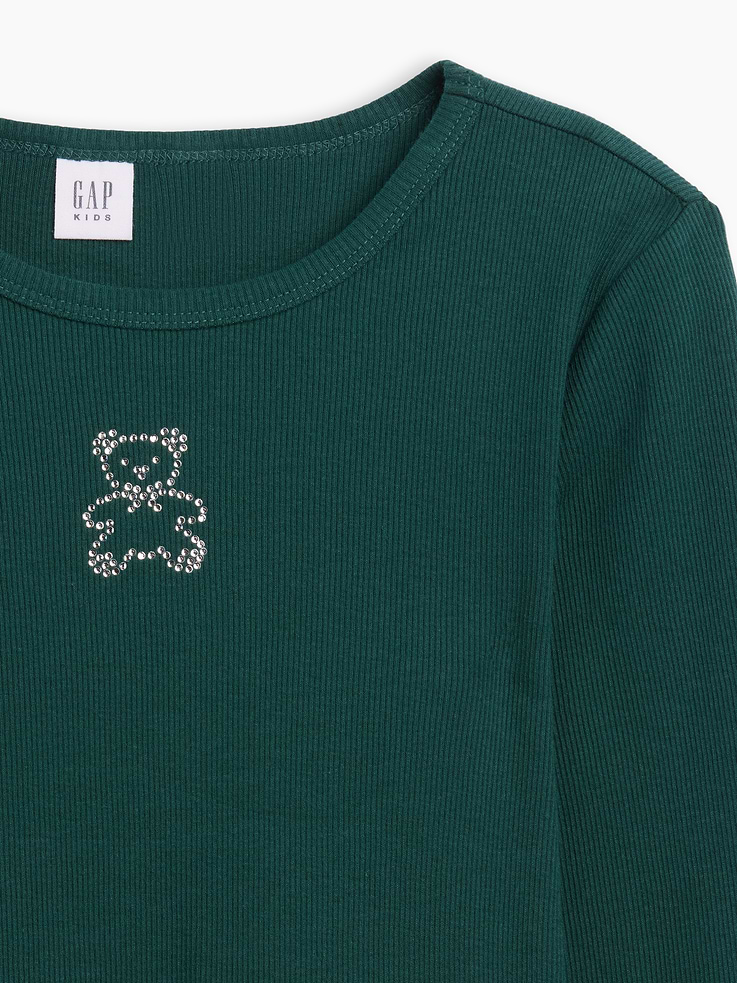 Image 2 of 3, Kids Ribbed T-Shirt