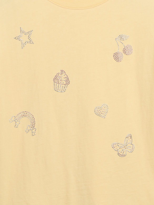 Kids Oversized Graphic T-Shirt