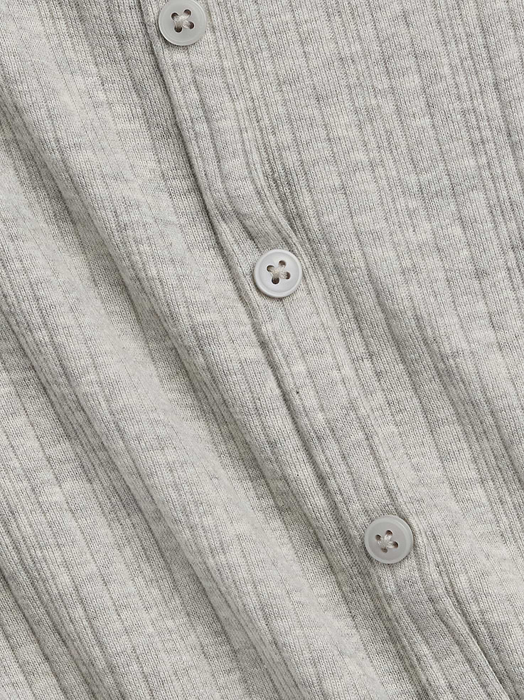 Image number 2 showing, Kids Ribbed Button-Front Top