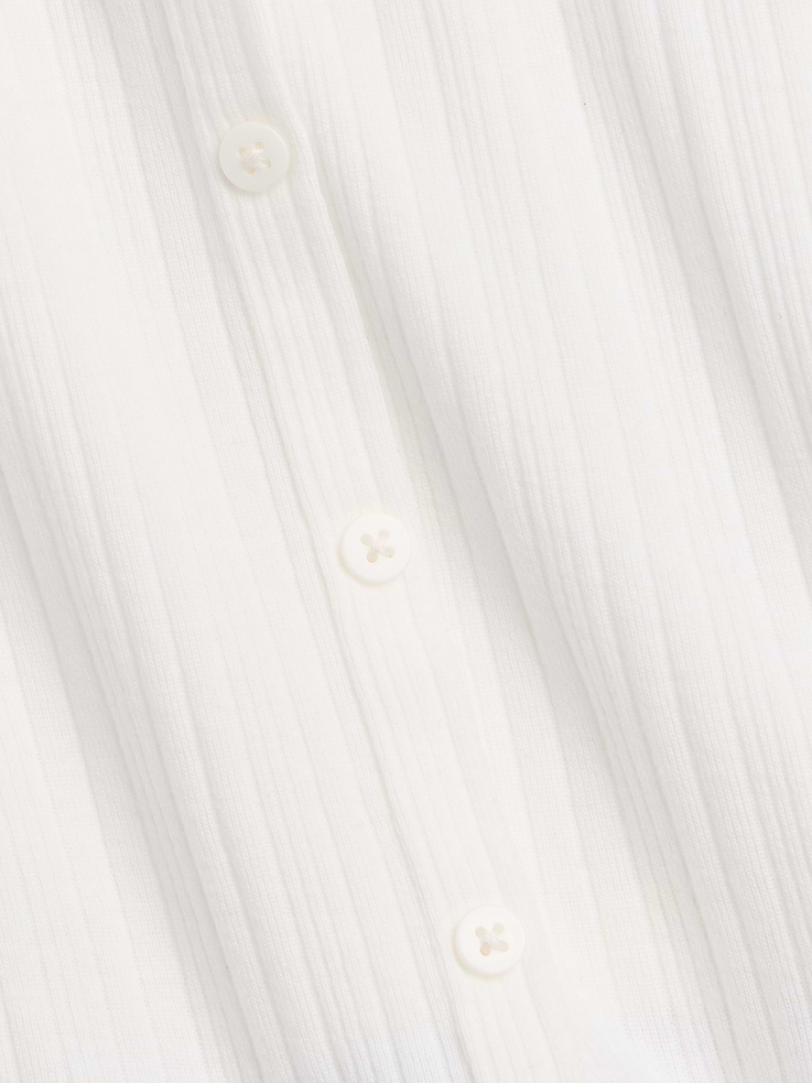 Image number 2 showing, Kids Ribbed Button-Front Top