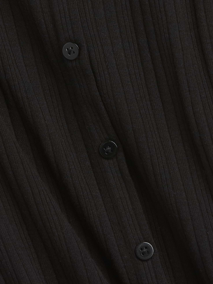 Image number 2 showing, Kids Ribbed Button-Front Top