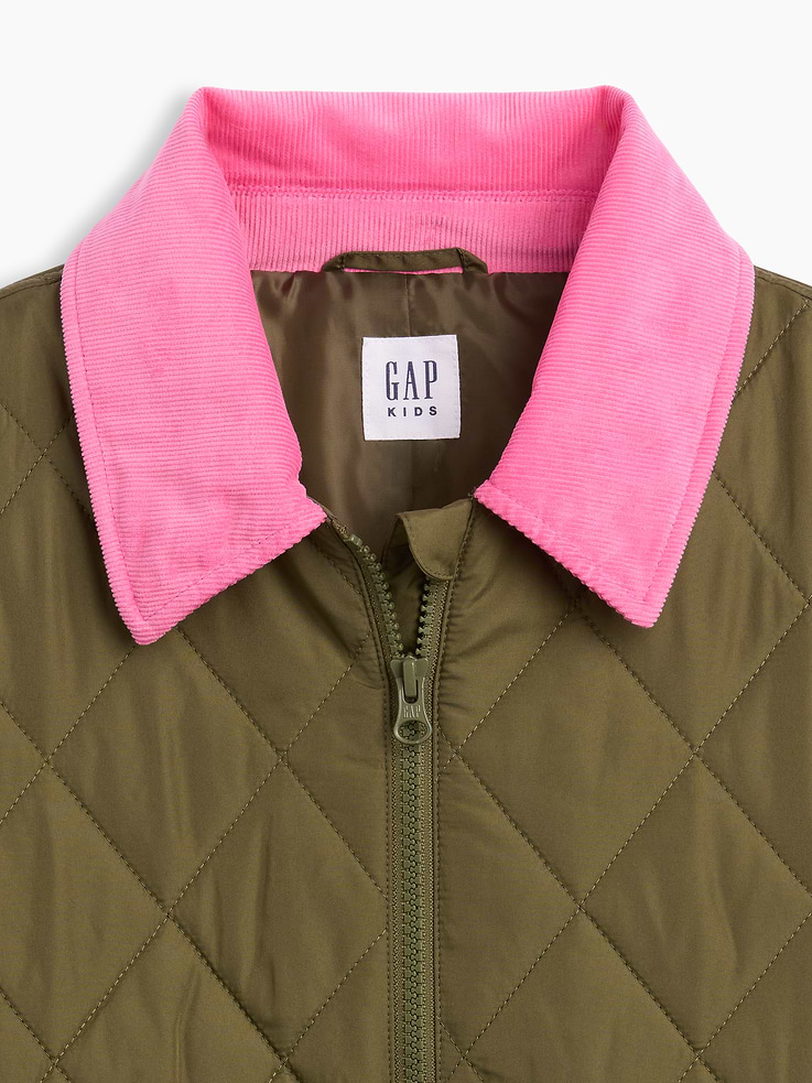 Image number 2 showing, Kids Relaxed Quilted Barn Jacket