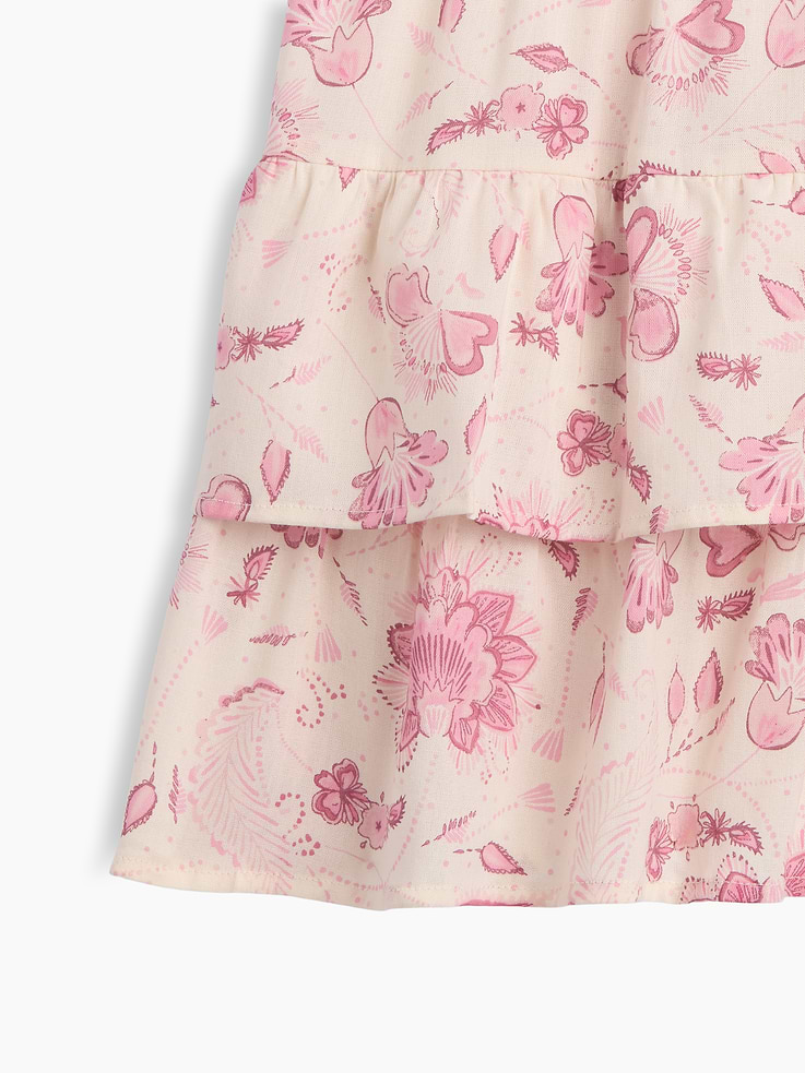 Image number 2 showing, Kids Pull-On Tiered Skirt