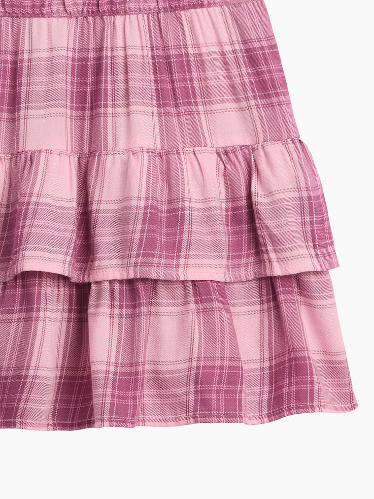 Image number 2 showing, Kids Pull-On Tiered Skirt