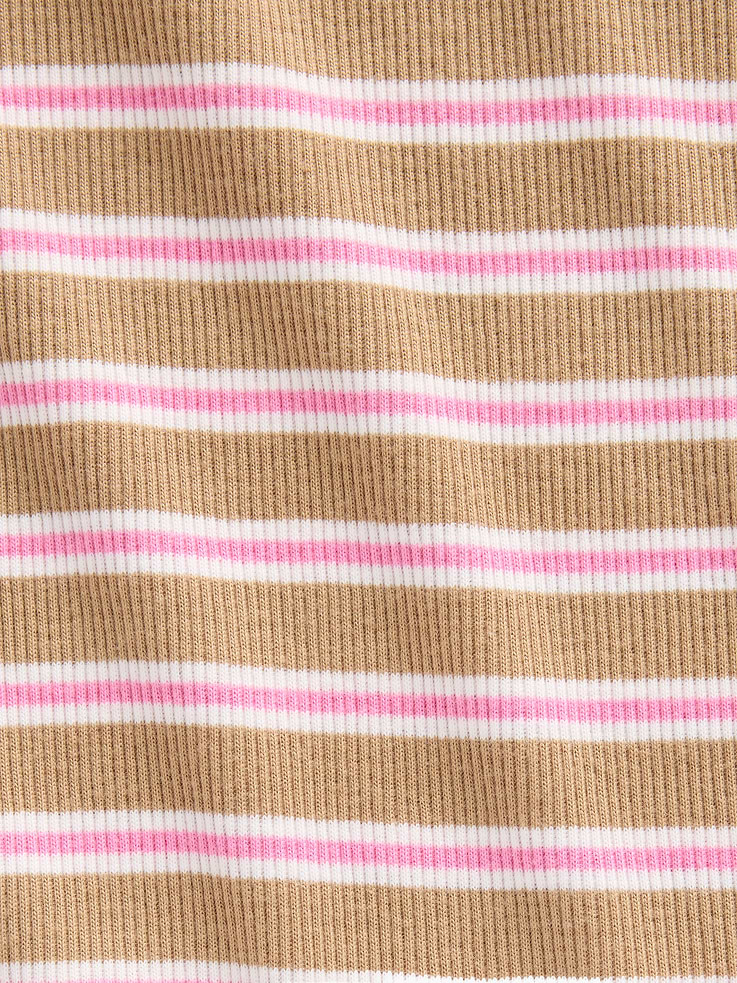 Image 4 de 4, T-shirt ras du cou côtelé pour Enfant