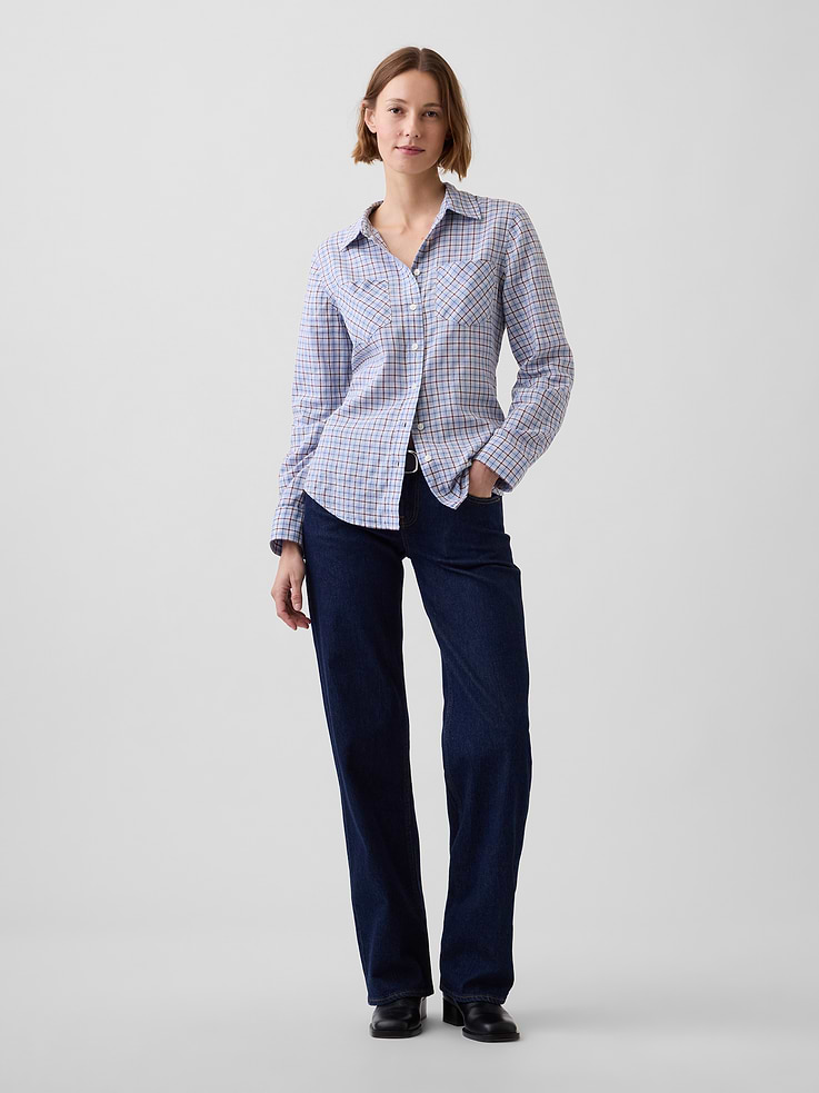 L'image numéro 2 présente Chemise western à carreaux
