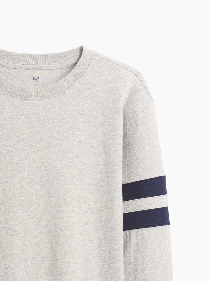 Image 3 of 3, Kids Relaxed Varsity T-Shirt