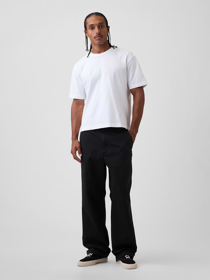 Image number 1 showing, Heavyweight Twill '90s Loose Khakis