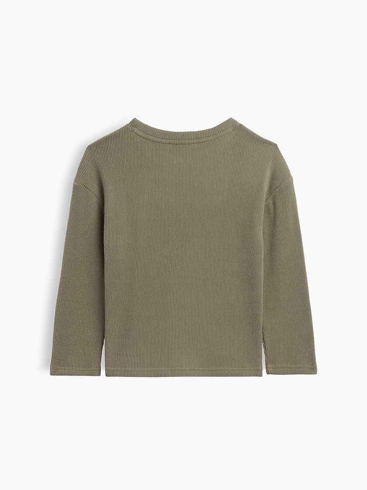 Image 3 of 3, babyGap Cozy Waffle-Knit T-Shirt