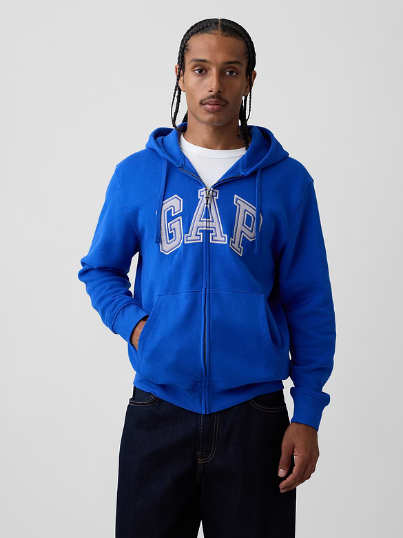 Adult VintageSoft Arch Logo Zip Hoodie