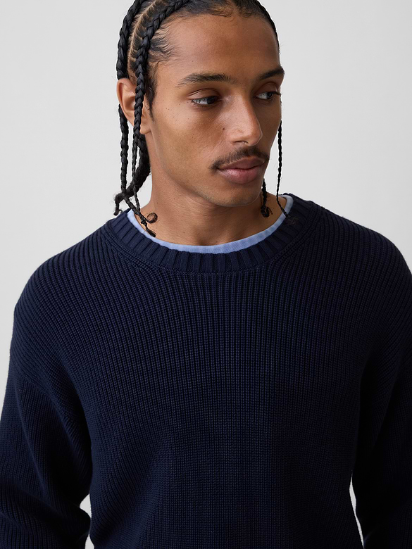 Relaxed Shaker Sweater
