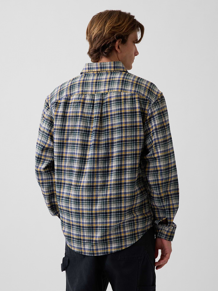 Image number 3 showing, Relaxed Flannel Shirt