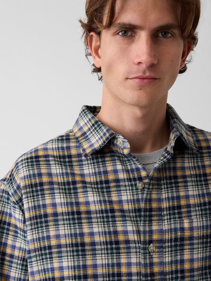 Image number 4 showing, Relaxed Flannel Shirt