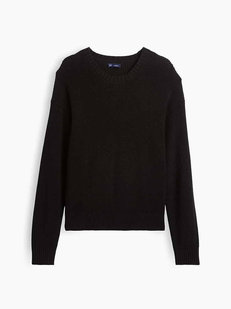 Image 5 of 5, Relaxed Shaker Sweater