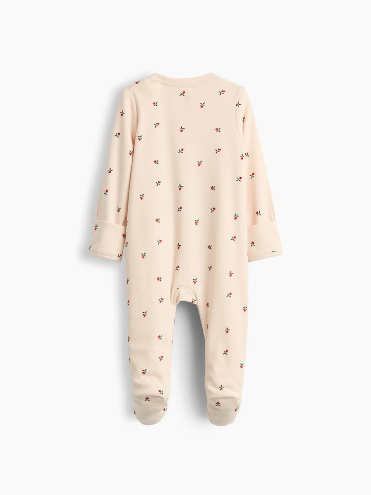 Image 2 of 3, Baby Softspun Footed One-Piece