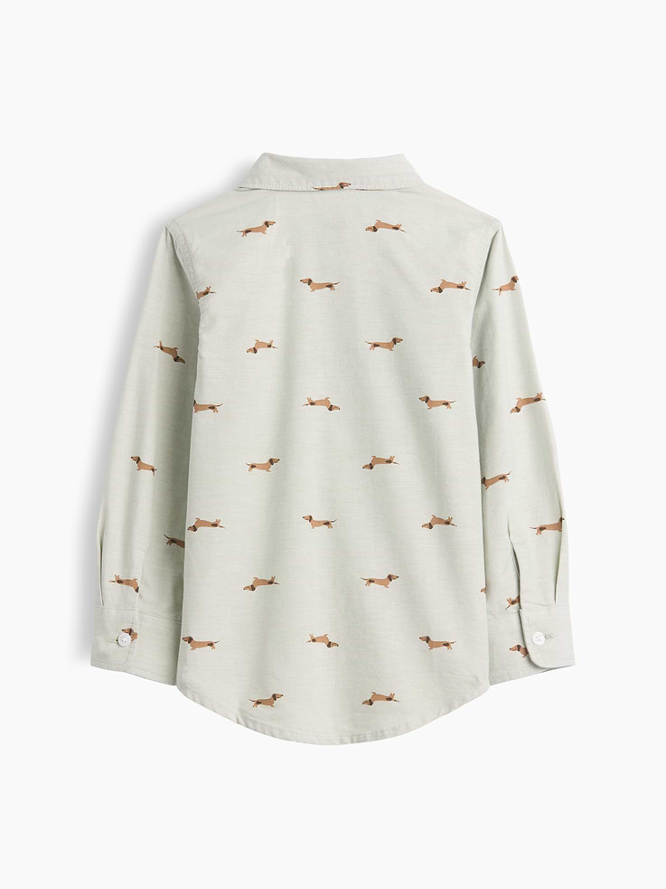 Image number 3 showing, babyGap Print Oxford Shirt