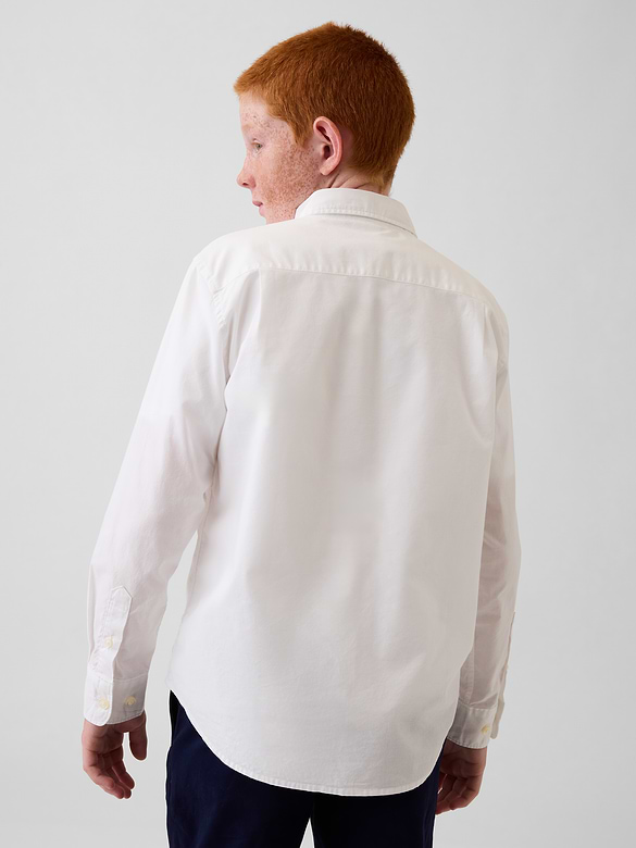 Kids Poplin Uniform Shirt