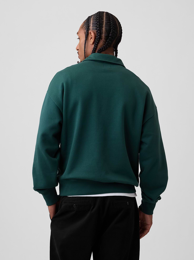 Image number 3 showing, Heavyweight Oversized Logo Half-Zip Pullover