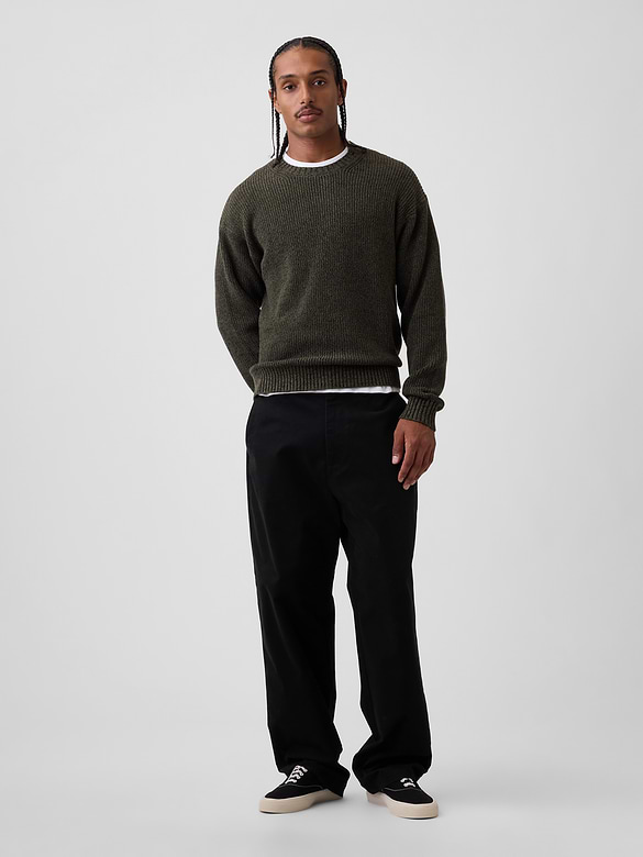 Relaxed Shaker Sweater