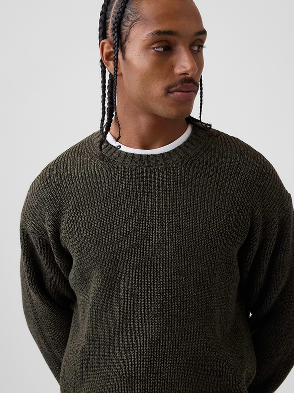Relaxed Shaker Sweater