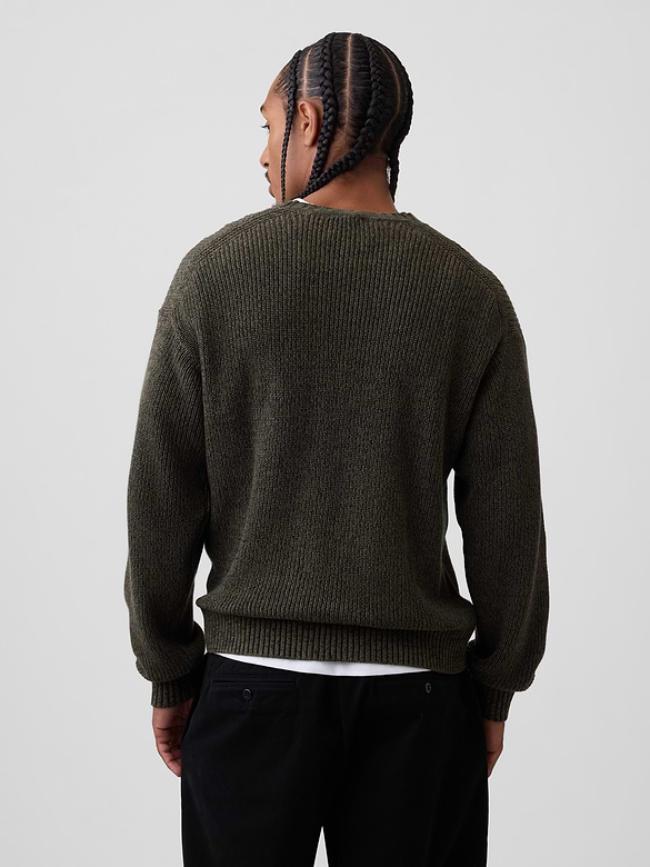 Relaxed Shaker Sweater