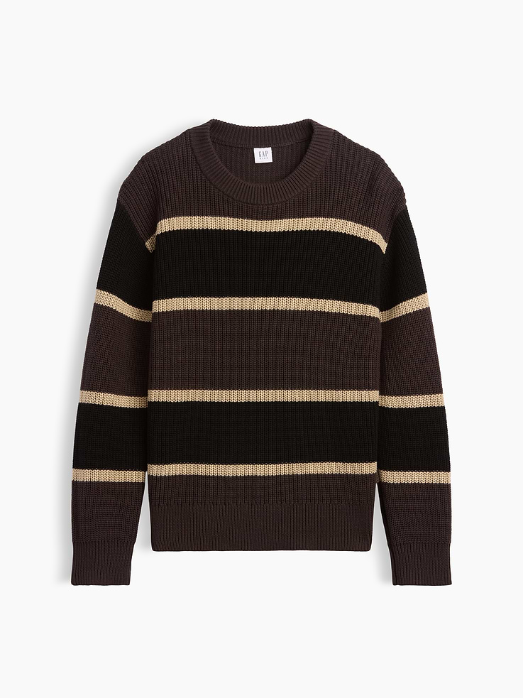 Image number 2 showing, 100% Cotton Relaxed Shaker Sweater