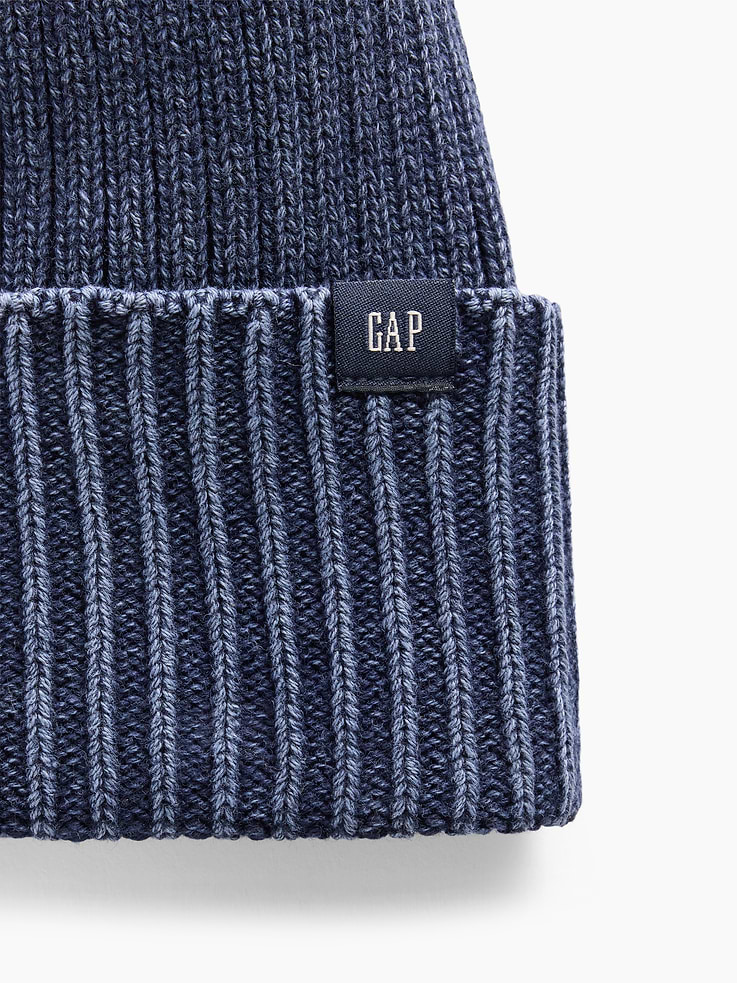 L'image numéro 2 présente Bonnet en tricot côtelé pour Enfant