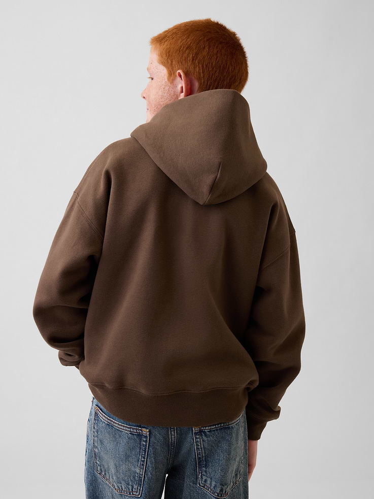 Image number 2 showing, Kids VintageSoft Relaxed Zip Hoodie