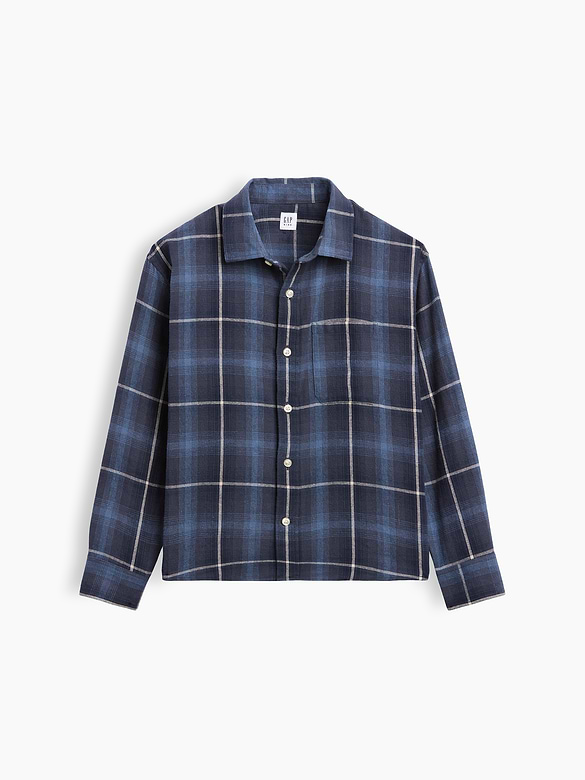 Relaxed Flannel Shirt