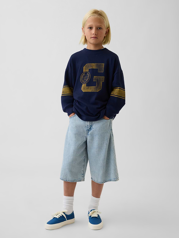 Kids Heavyweight Oversized Graphic T-Shirt