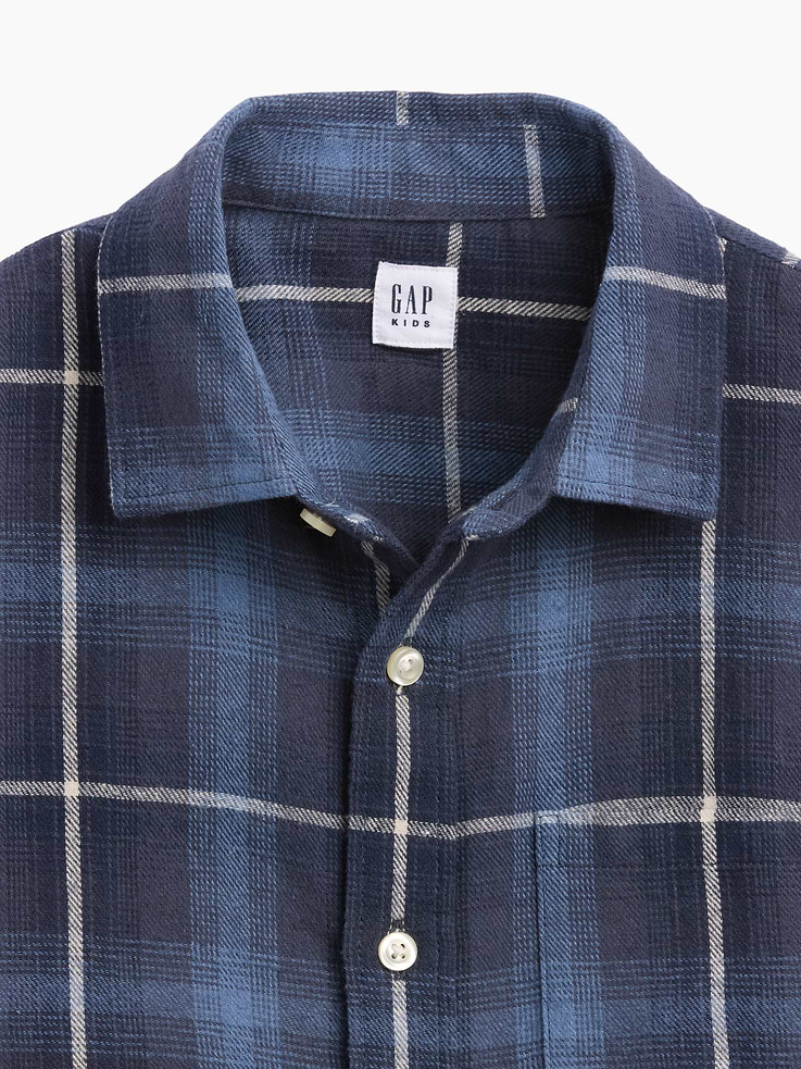L'image numéro 5 présente Chemise décontractée en flanelle