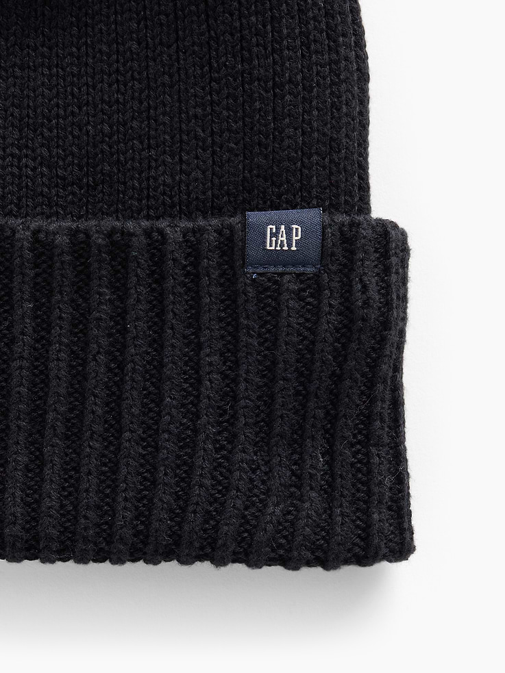 L'image numéro 2 présente Bonnet en tricot côtelé pour Enfant