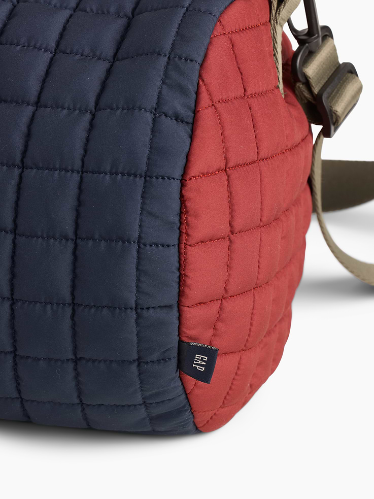 Image number 2 showing, Kids Quilted Colorblock Duffel Bag