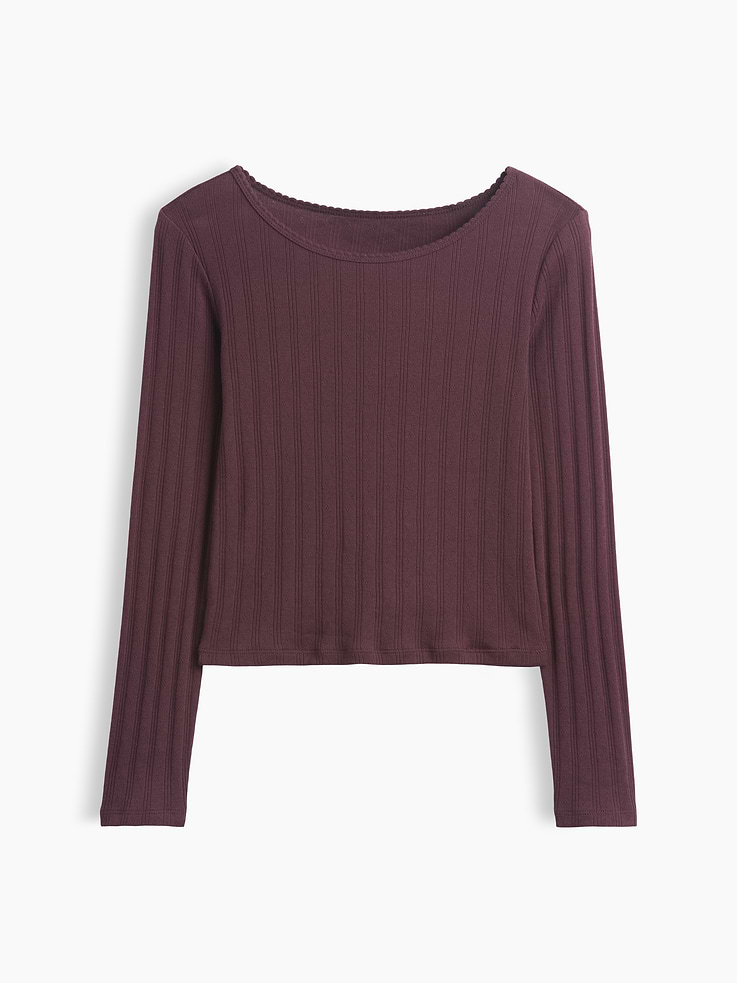 Image 2 de 4, T-shirt en tricot pointelle pour Enfant