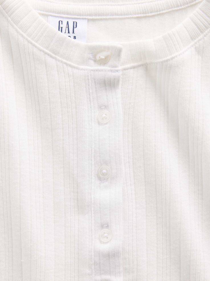 Image number 4 showing, Kids Variegated Rib Henley T-Shirt