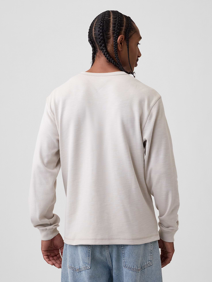 Image number 3 showing, Relaxed Henley T-Shirt