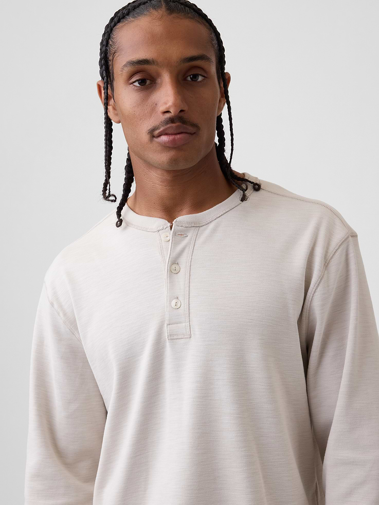 Image number 4 showing, Relaxed Henley T-Shirt